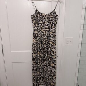 Doen Benoit Dress in Liberty Columbia Street Noir Size Small